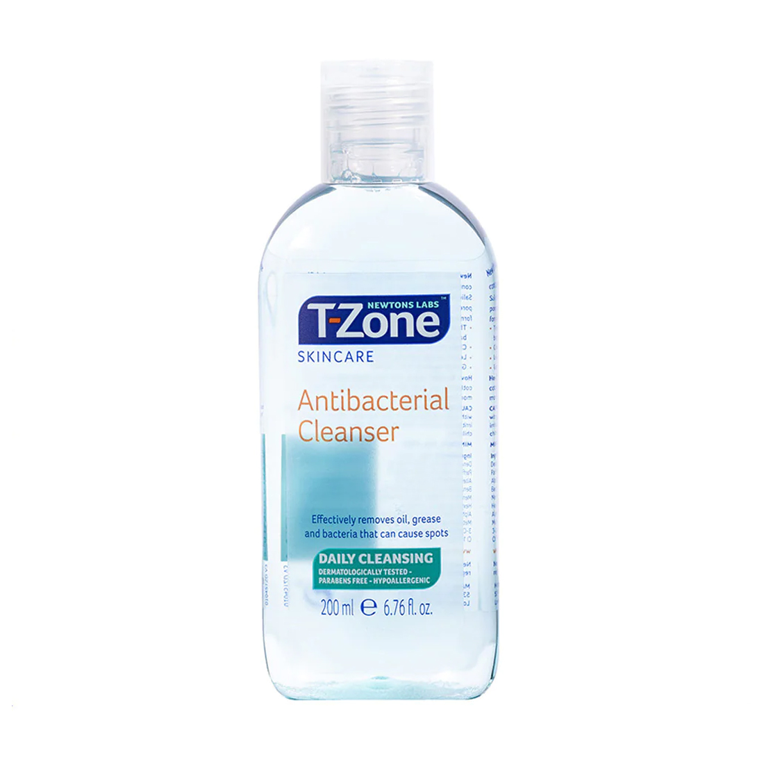 Nước hoa hồng hỗ trợ ngừa mụn se lỗ chân lông tràm trà T-Zone Antibacterial Cleanser (200ml)
