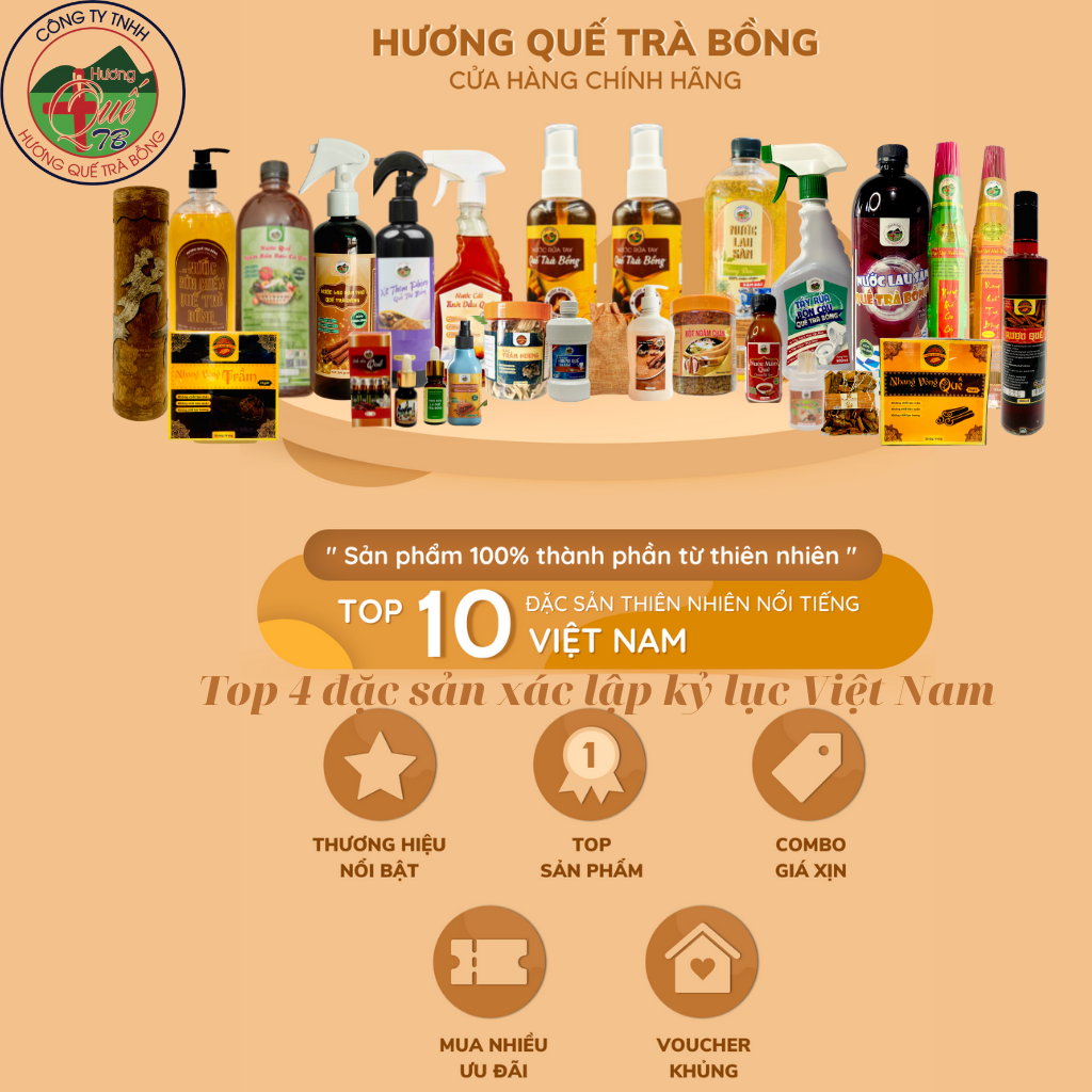 Nước Lau Sàn Quế Trà Bồng Hương Thiên Nhiên(1L)