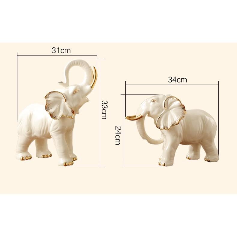Voi trang trí cao cấp size vừa