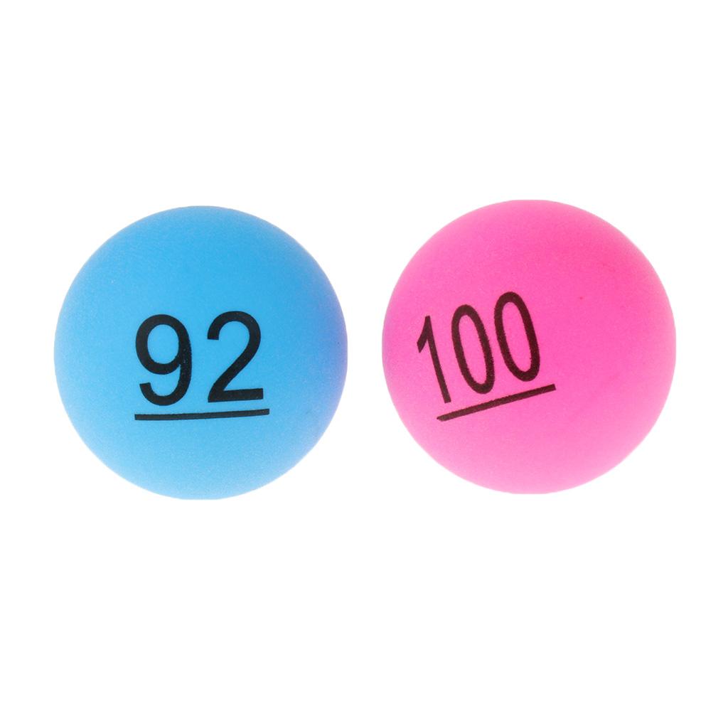 Set of 40 Multi Color Table Tennis Ball Pong Balls Training Aid