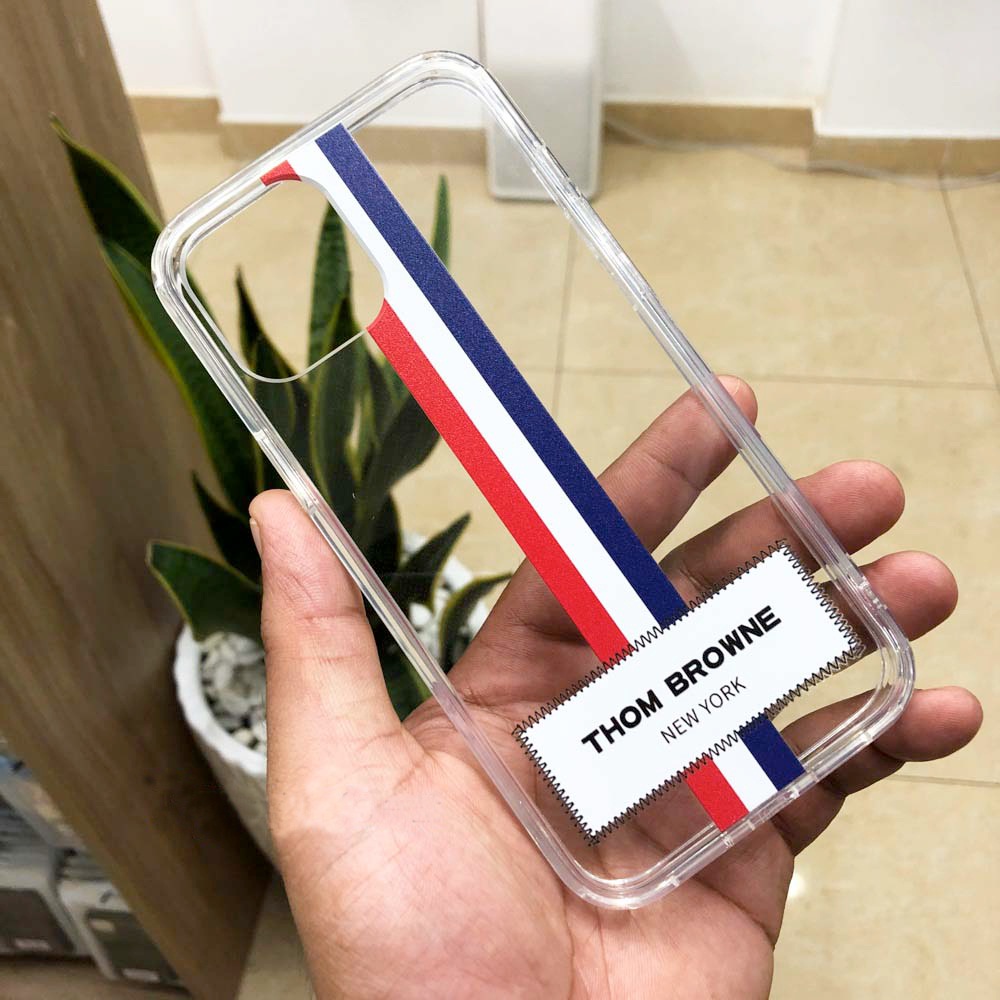 Ốp lưng trong suốt chống sốc cho iPhone 12 Pro Max hiệu Likgus Thom Browne (bảo vệ toàn diện, chất liệu cao cấp, thiết kế thời trang) - hàng nhập khẩu