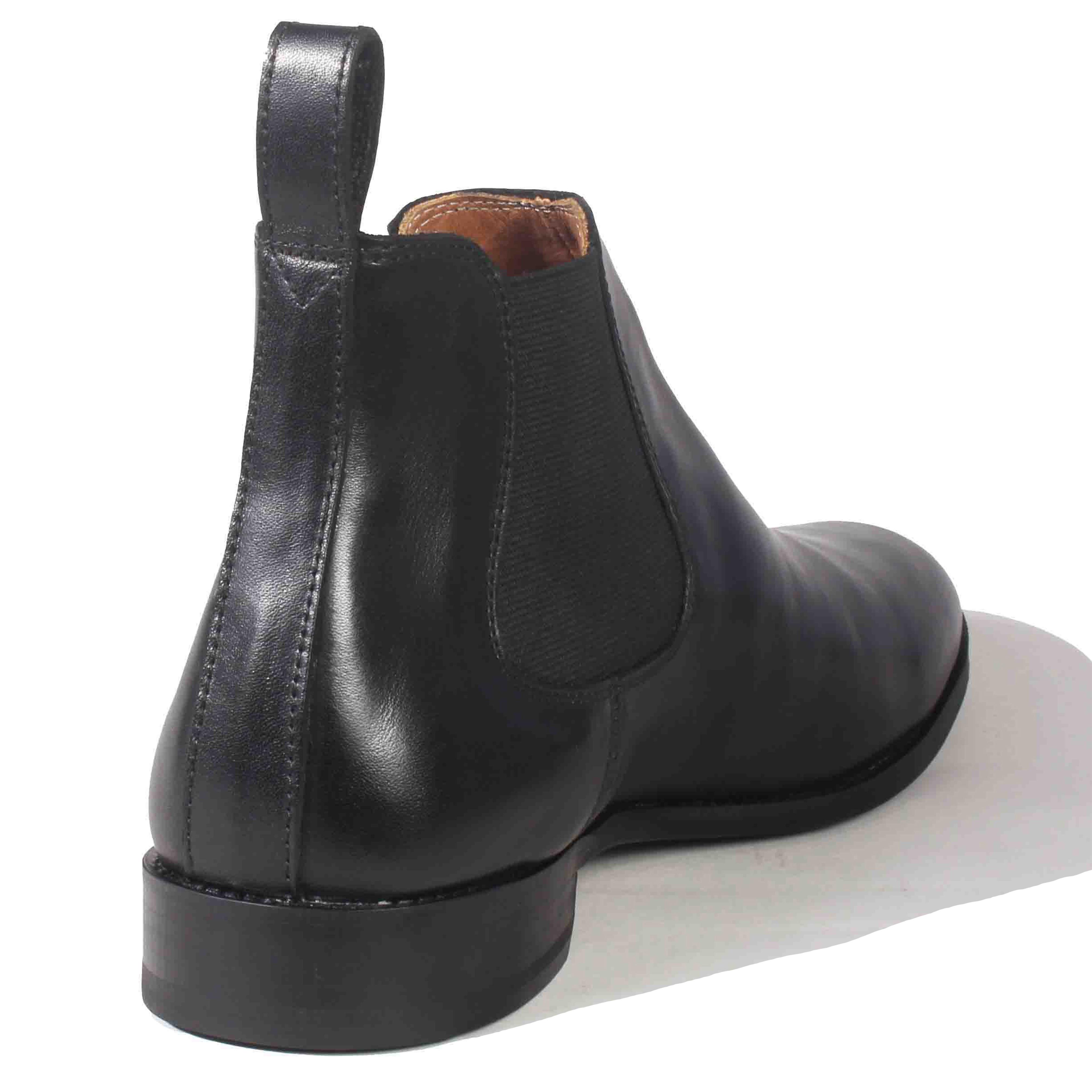 Giày Bốt Nam Banuli Da Bê Italian Chelsea Boots  H1CS1 (Da Veg Itali Mềm Dẻo, Đế Siêu nhẹ, Bảo Hành Trọn Đời)