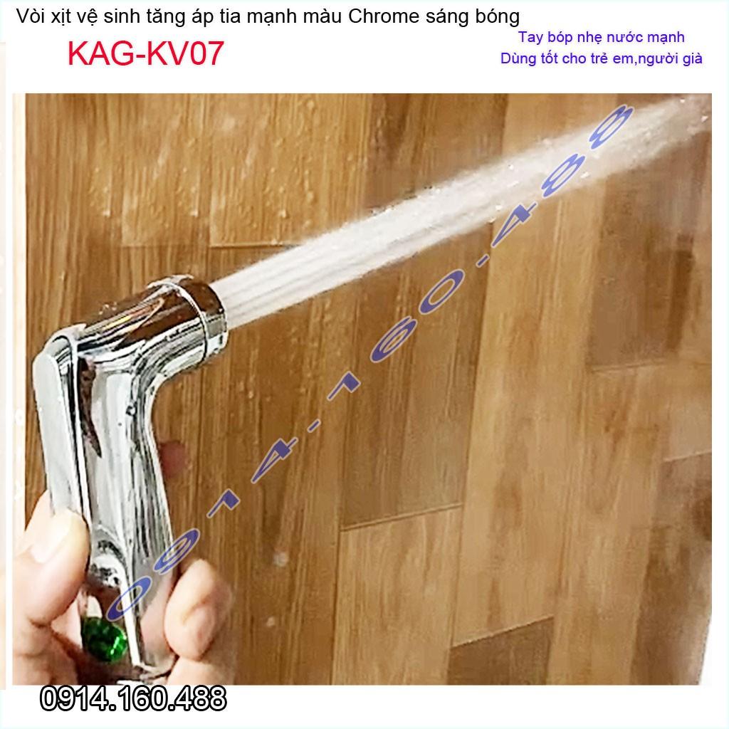 Vòi xịt vệ sinh trẻ em KAG-KV07, vòi nhấn tay cho trường mẫu giáo Crome bóng tia mạnh rửa sạch sử dụng tốt