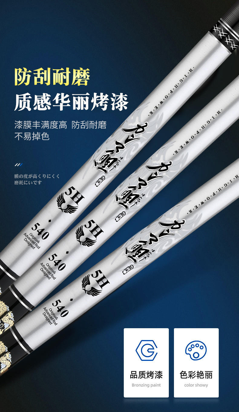 Cần câu đài Gamma điếu 5H 3.6m tặng ngọn phụ