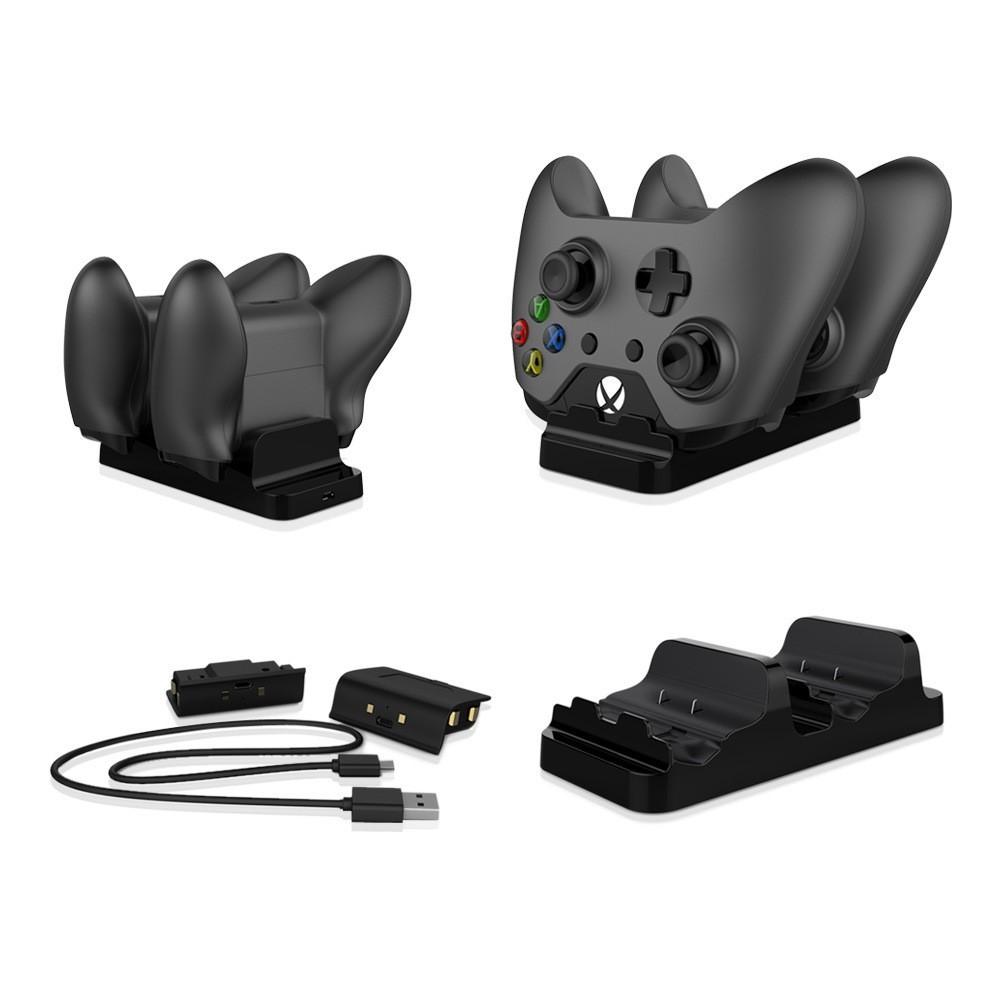 Đế sạc đôi kèm pin cho tay cầm XBox One (S)/ X - DOBE TYX 532 - Hồ Phạm