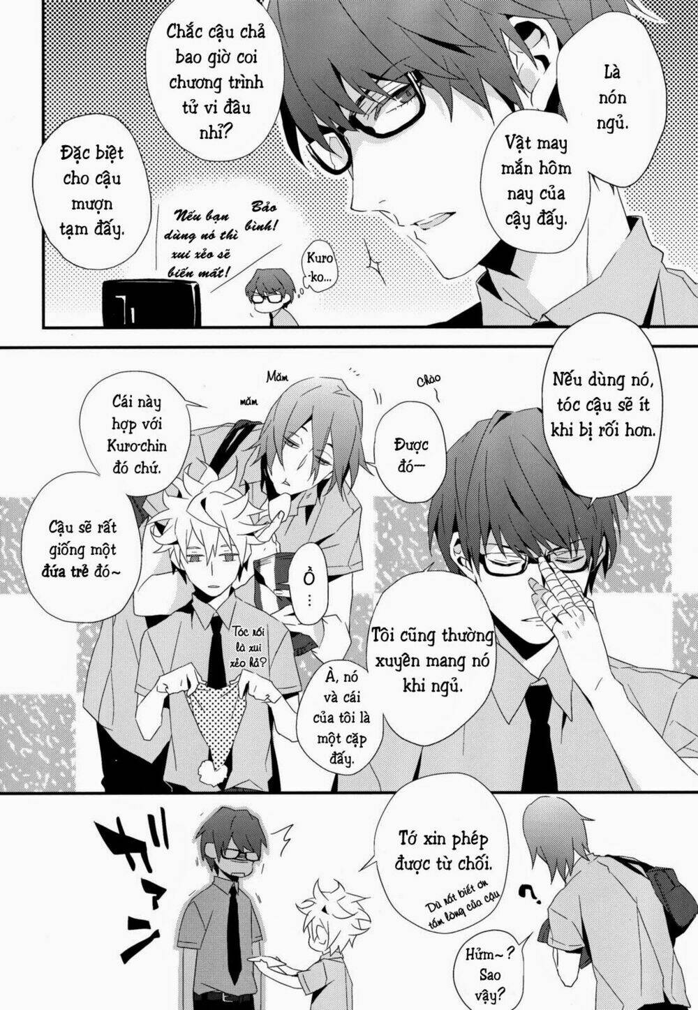 kuroko – tuyển thủ vô hình: color chart 1 chapter 1 13