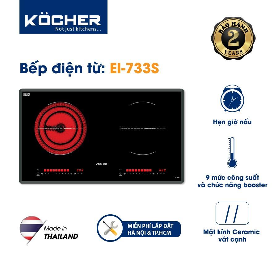 Bếp Từ Hồng Ngoại Kocher EI-733S - Hàng chính hãng