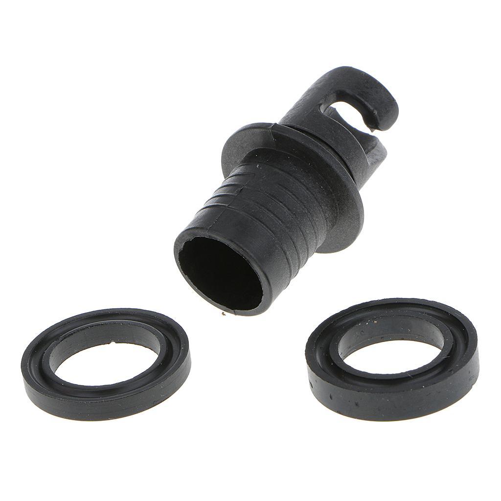 2Pcs Inflatable Boat Kayak Valve Adapter Universal for  Hose Valve Adapter