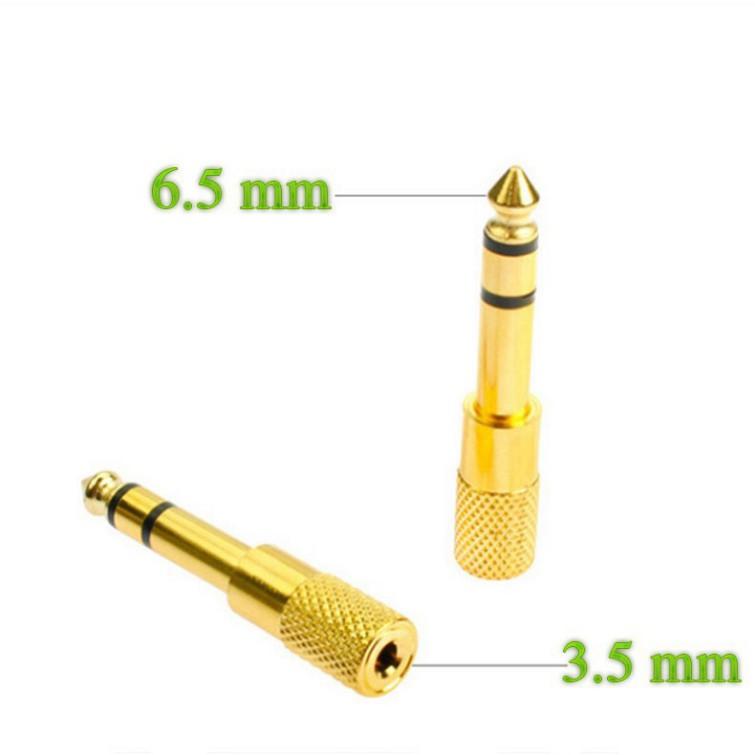 Đầu jack chuyển đổi âm thanh từ cổng 3.5mm cái sang cổng 6.5mm 5781 2D Store