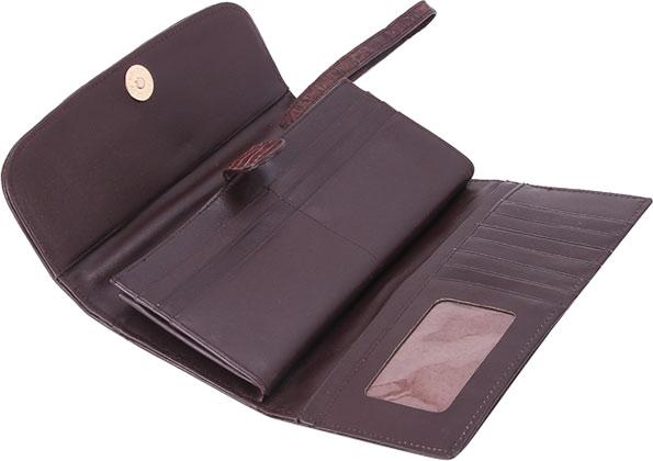 Ví Nữ Huy Hoàng HT3219 (10.5 x 19 cm) - Nâu Đất