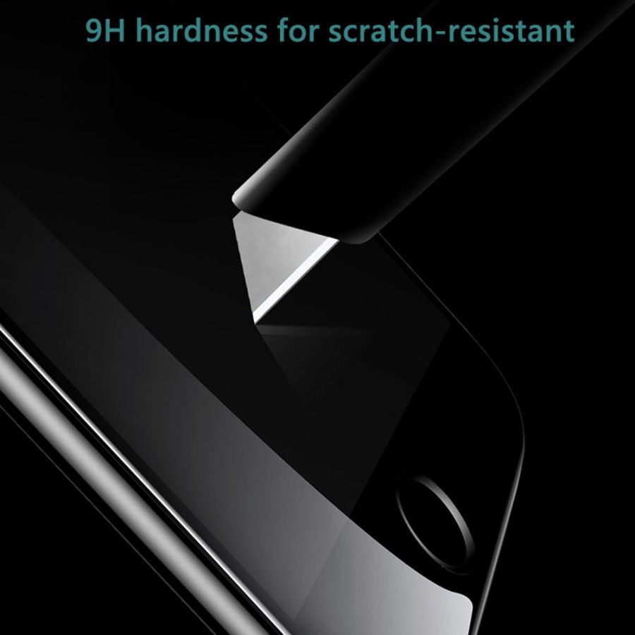 Miếng Dán Kính Cường Lực 3D Chống Trầy - Chống Nhìn Trộm Baseus Anti Spy - Break Edge Cho iPhone 7/ 8/ Plus (0.23mm, 3D Anti Peeping Tempered Glass Film) - Hàng Chính Hãng