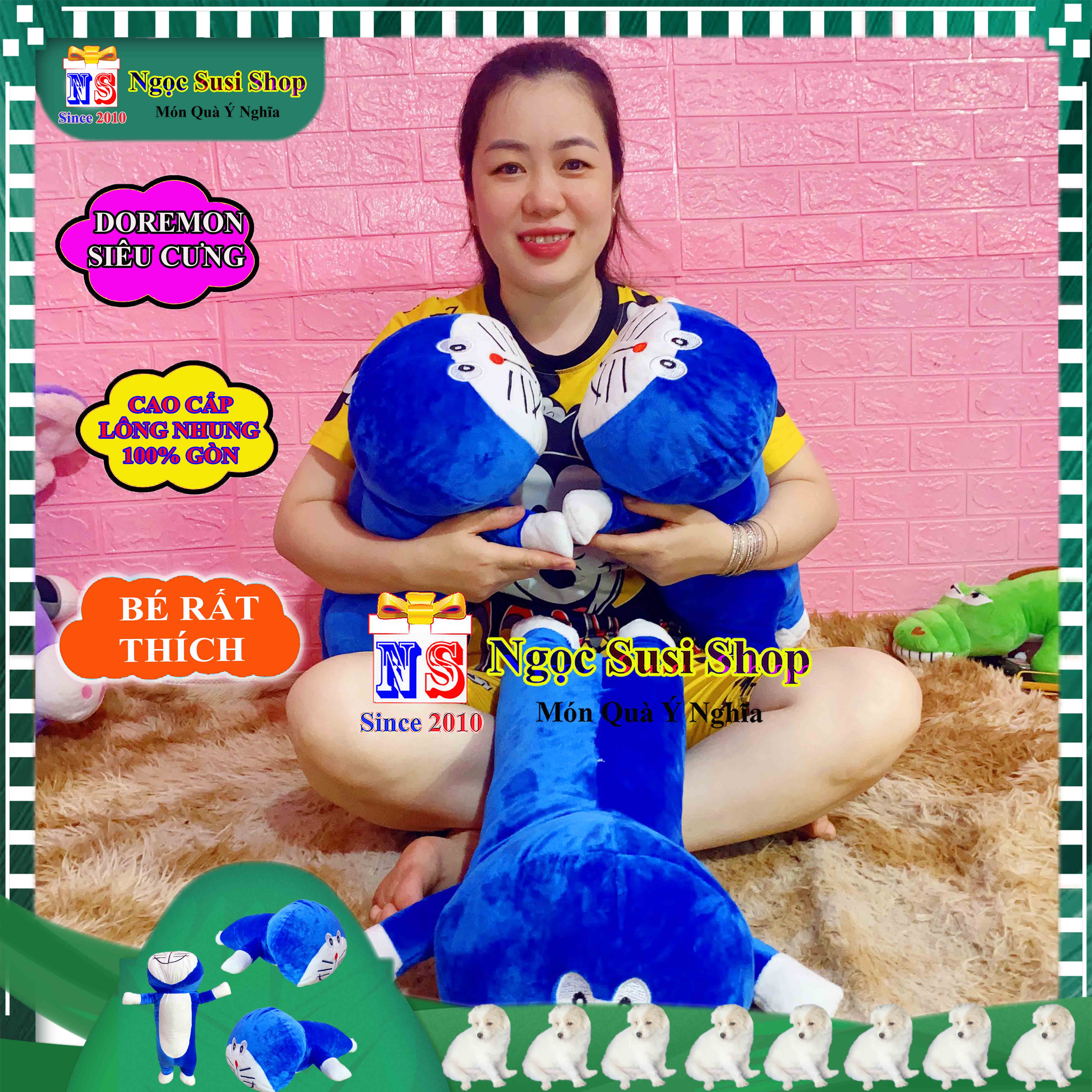 THÚ NHỒI BÔNG DORAEMON DOREMON BÉ RẤT THÍCH ÔM NGỦ - GẤU BÔNG ĐÔRÊMON HÀNG ĐỘC