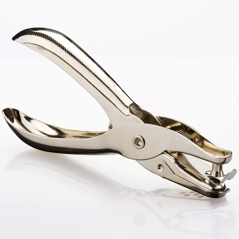 Cái Bấm Lỗ Đơn Đục lỗ 3MM Kim Loại Lỗ Kìm Tay Kim Loại Bấm Giấy Kìm Đục Lỗ Cho Thẻ Giấy DIY Hình Ảnh Tấm Nhựa