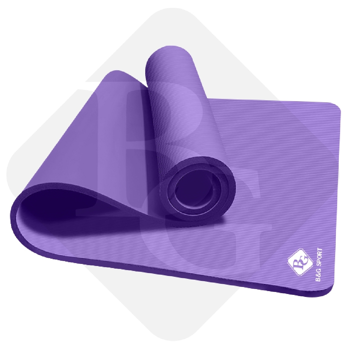 BG Thảm tập Yoga,GYM chuyên dụng dày 15mm NBR nguyên khối, độ đài hồi tốt, chống lún, Chống trơn trượt, độ bám cao, ngăn ngừa hôi và ẩm mốc