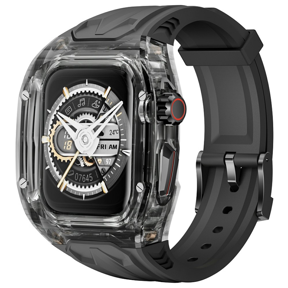 Ốp bảo vệ kiêm dây đeo Rugged Design cho Apple Watch Series 4,5,6,7,8,9,10,11 &amp; Apple Watch Ultra 1,2,3 - Hàng Chính Hãng