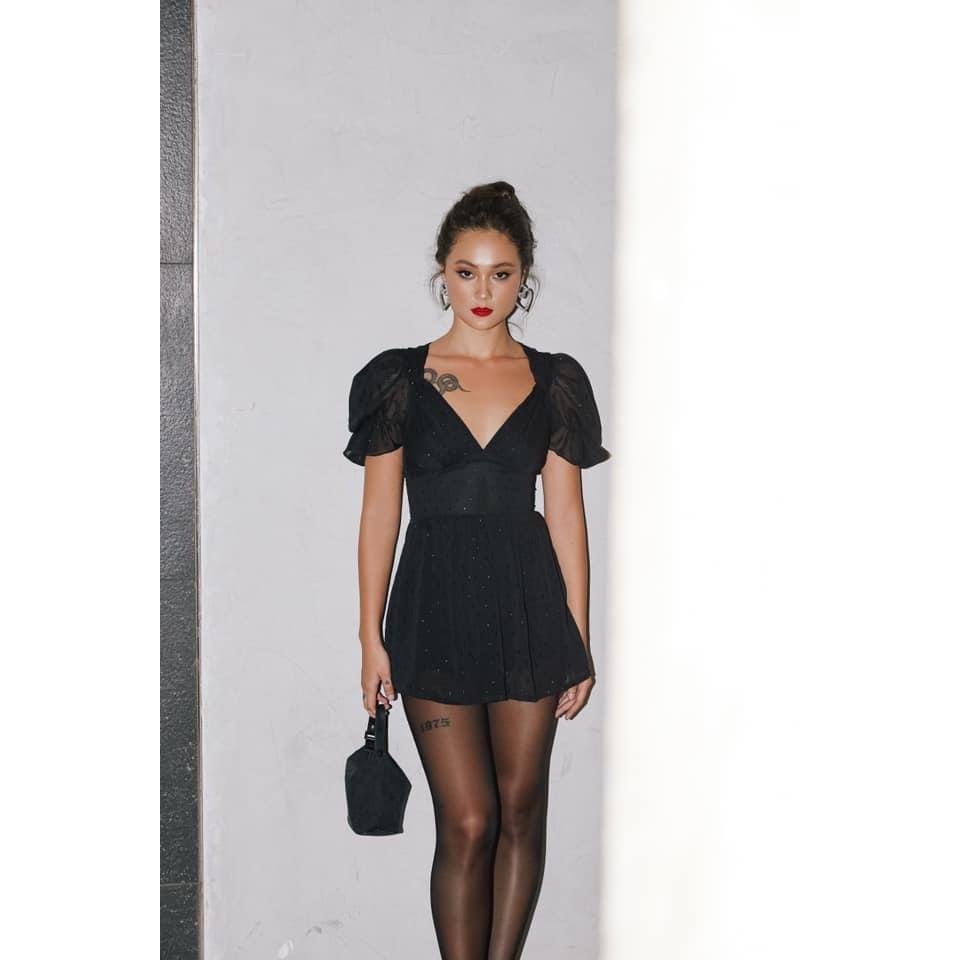 Nene Clothing - Playsuit đen dự tiệc
