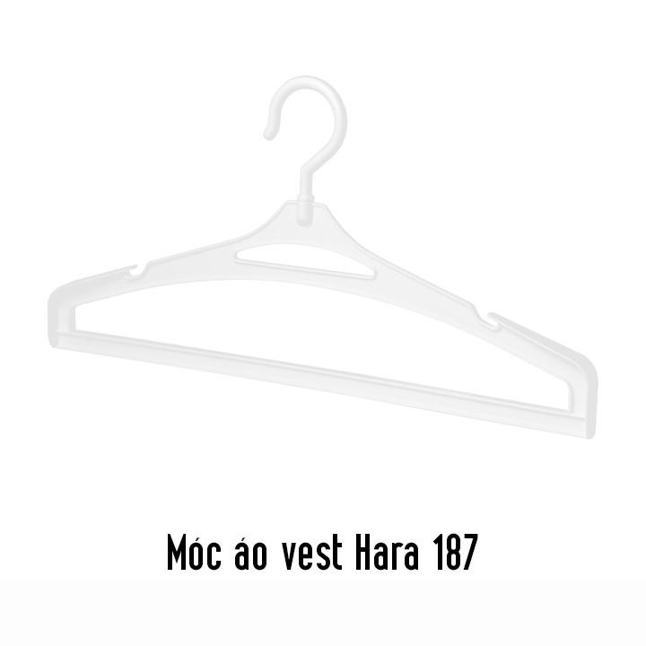 SET 5 móc treo quần áo cao cấp Hara bằng nhựa nguyên sinh