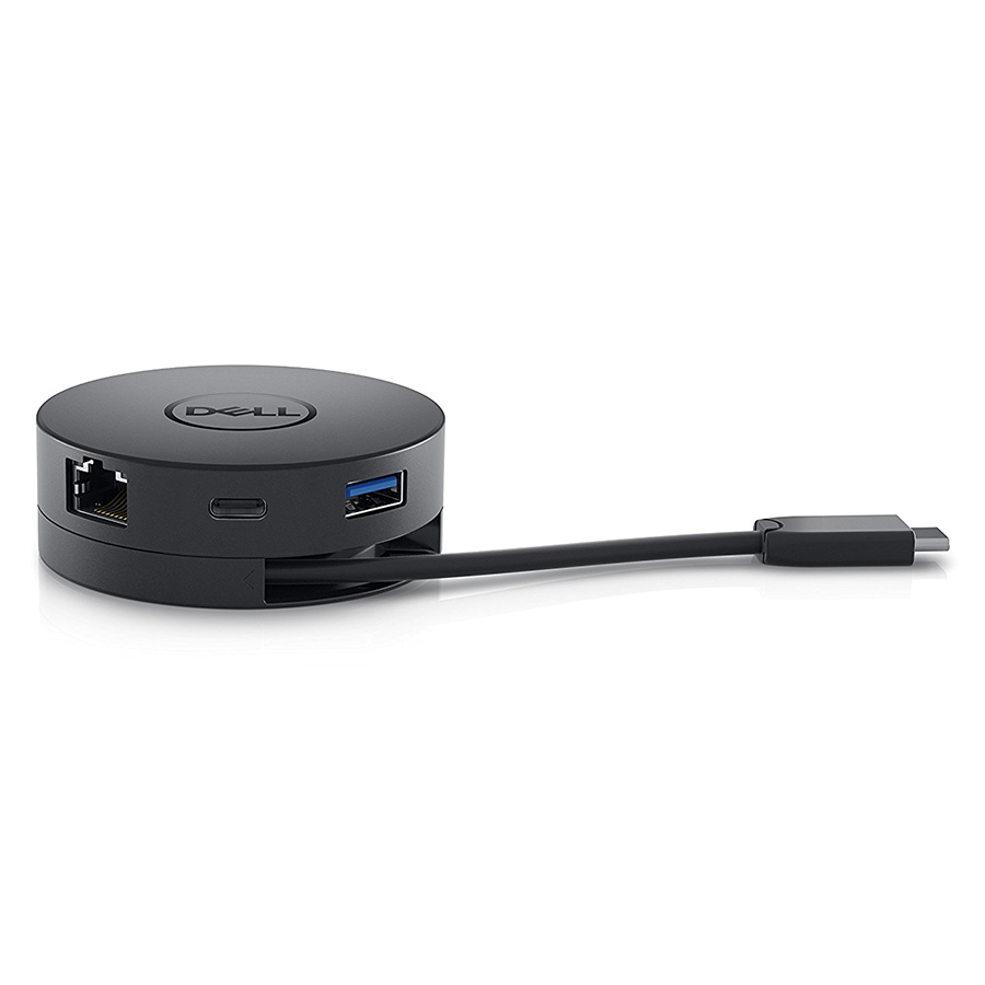 Bộ chuyển đổi Dell DA300 - USB C to HDMI/VGA/DP/Ethernet/USBC/USB-A - Hàng Chính Hãng