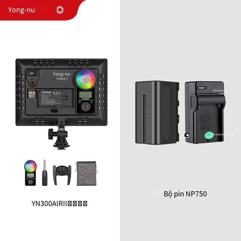 Đảm bảo chất lượng Yongnuo YN300AIR II chụp ảnh thế hệ thứ hai LED lấp đầy ánh sáng RGB đủ màu máy ảnh mỏng và nhẹ phát sóng trực tiếp ánh sáng dịu