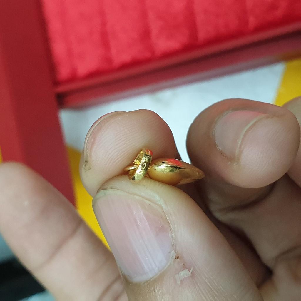 Mặt Dây Chuyền Trái Tim Bọng Nhẹ Cao Cấp- Dùng lâu dài tắm rửa thoải mái không phai màu