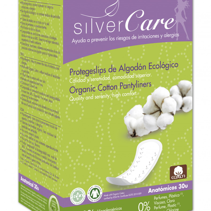 Băng vệ sinh hữu cơ hàng ngày Anatomical Silvercare
