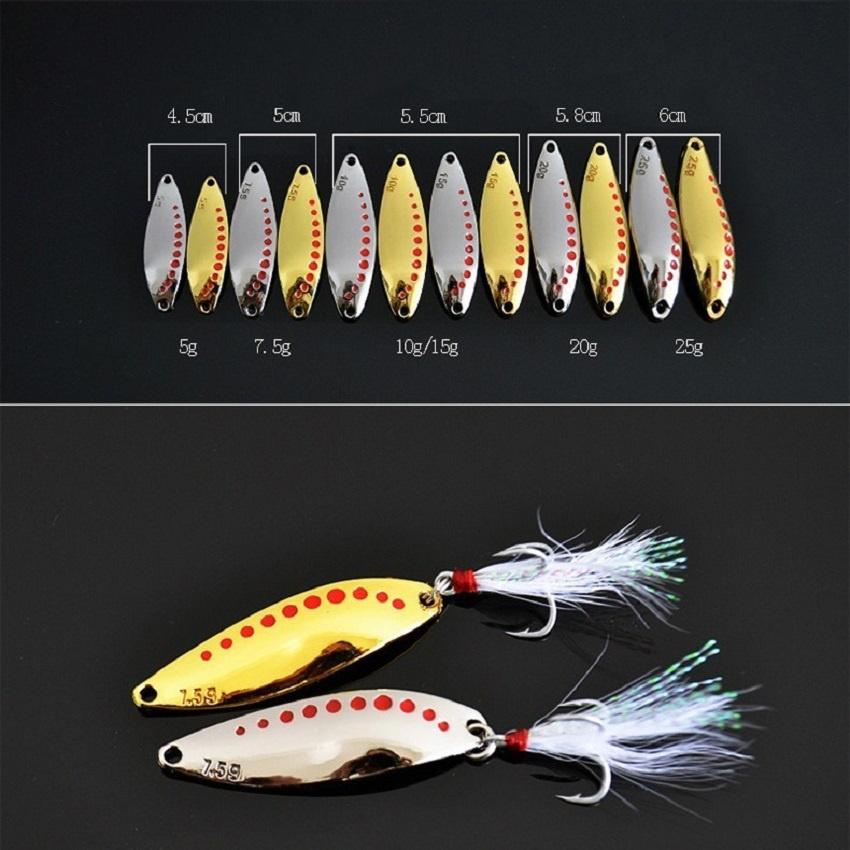 Mồi Thìa Lượn Spoon Chuyên Câu Cá Suối, Cá Mương, Câu Lure, Mồi Giả Câu Lure - Sanami Fishing