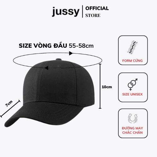 Mũ Lưỡi Trai Trơn Basic Nón Kết Trơn Jussy Fashion Kiểu Nón Lưỡi Trai Nam Nữ Chất Vải Poly Thoáng Mát