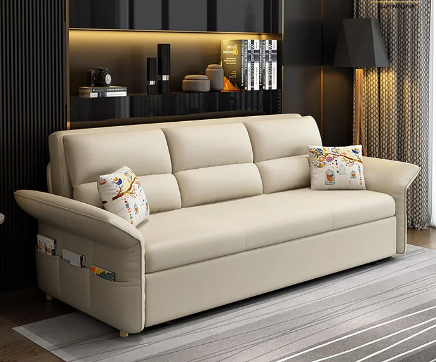 Sofa giường đa năng hộc kéo tay bật HGK-18 ngăn chứa đồ tiện dụng Juno Sofa KT 1m8