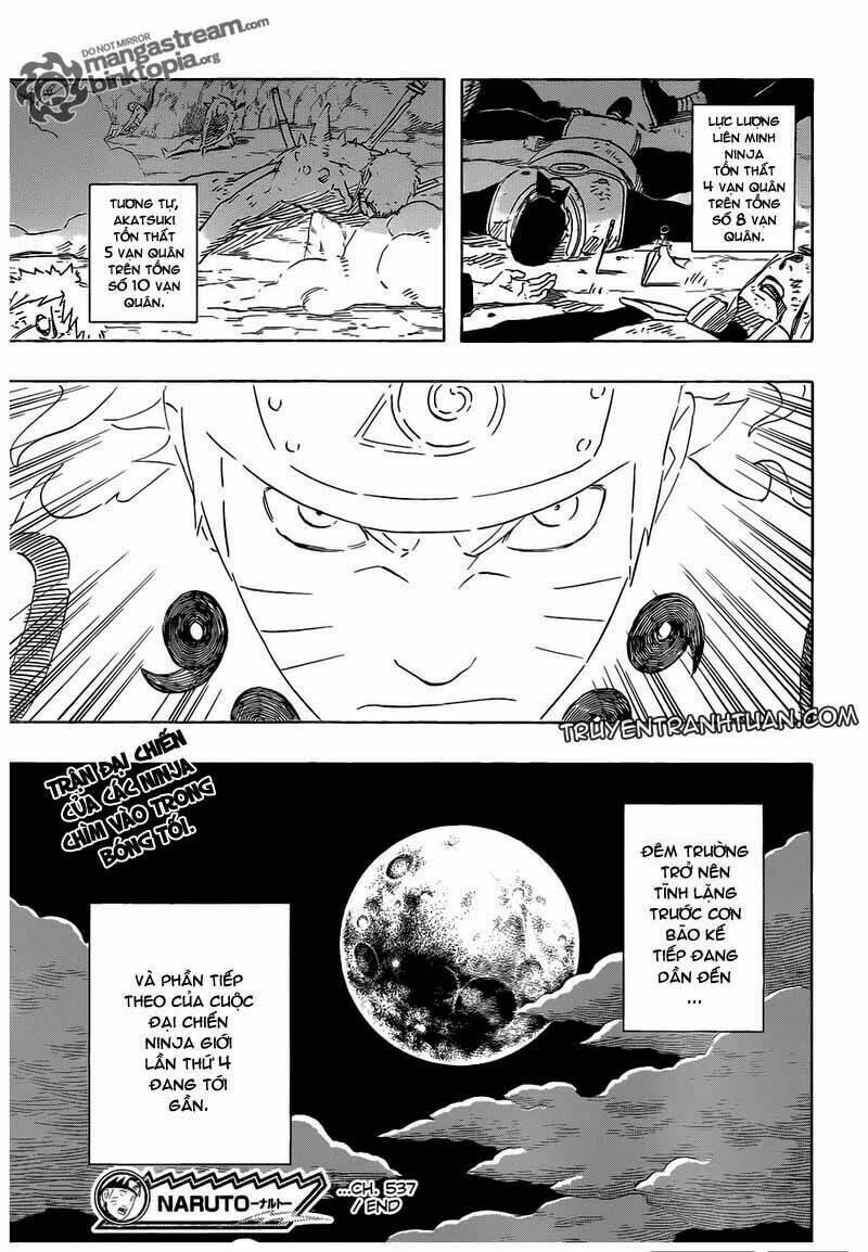 naruto - cửu vĩ hồ ly chapter 537 14