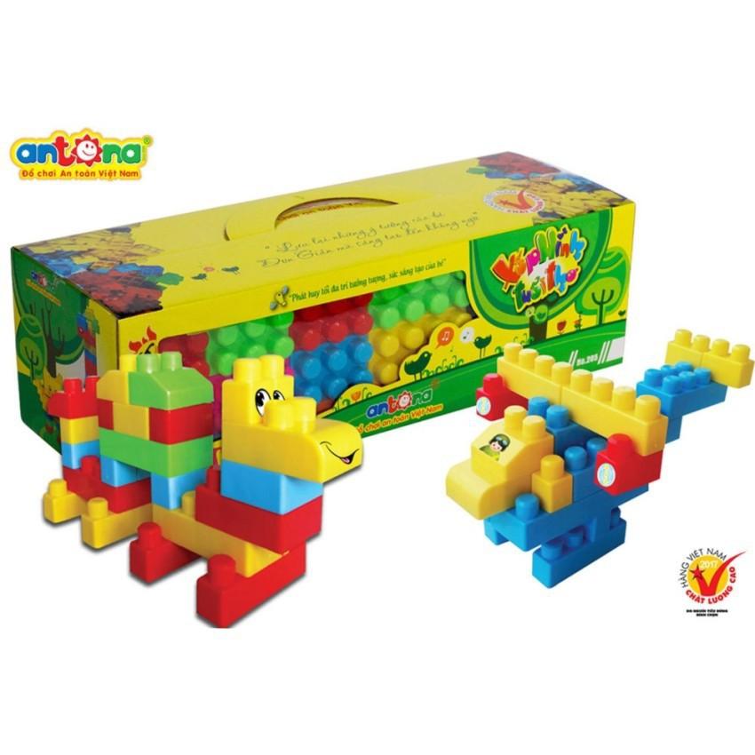 Bộ Đồ Chơi Xếp Hình Tuổi Thơ 110 Chi Tiết
