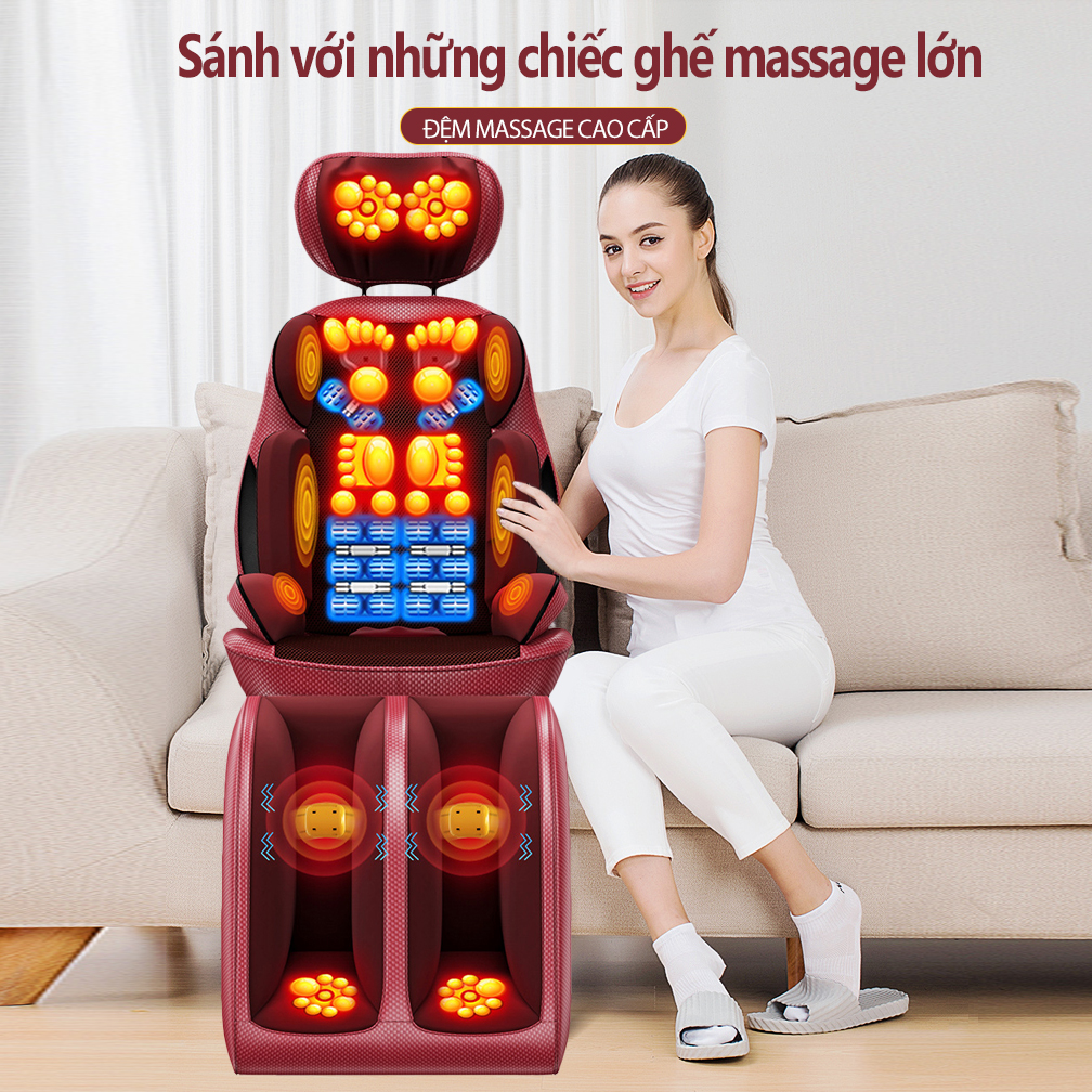 Ghế massage toàn thân Ghế đệm massage toàn thân rung đa năng