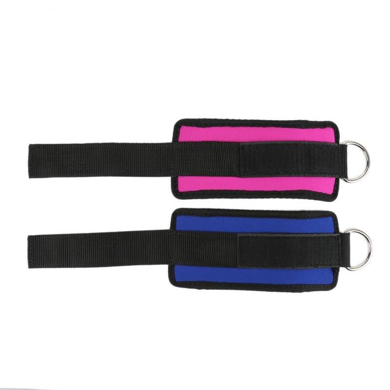 D-Ring Ankle Anchor Strap Belt Gym Cable Attachment Thigh Leg Strap Lifting Fitness Exercise Banda Elastica Resistance Bands