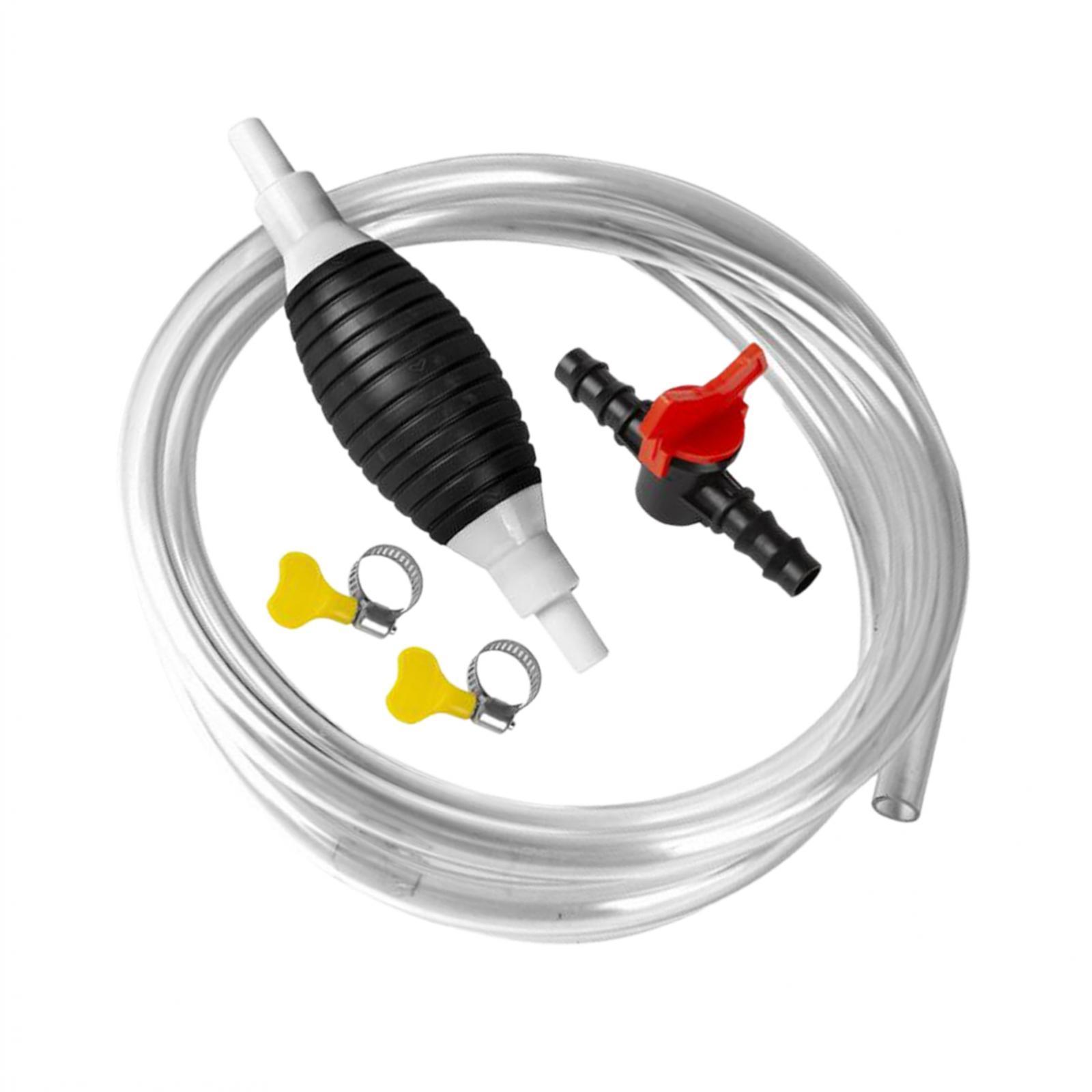 Liquid Petrol Portable fuel transfer hose pump 100cm