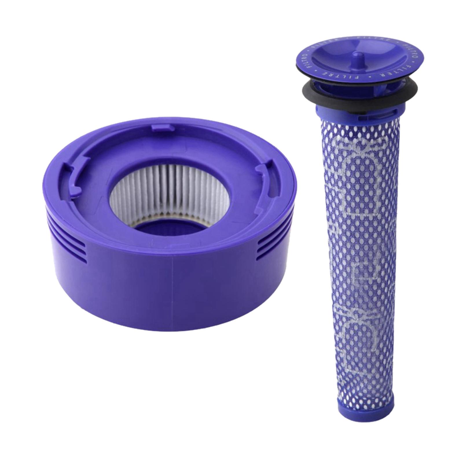 Pre Filter + HEPA Post-Filter kit for Dyson for V7, V8 Animal/ Absolute Cordless Vacuum, Replacement Pre-Filter  and Post- Filter
