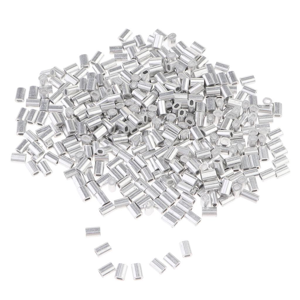 Fishing Single Barrel Aluminium  Fishing  Connector 0.8mm