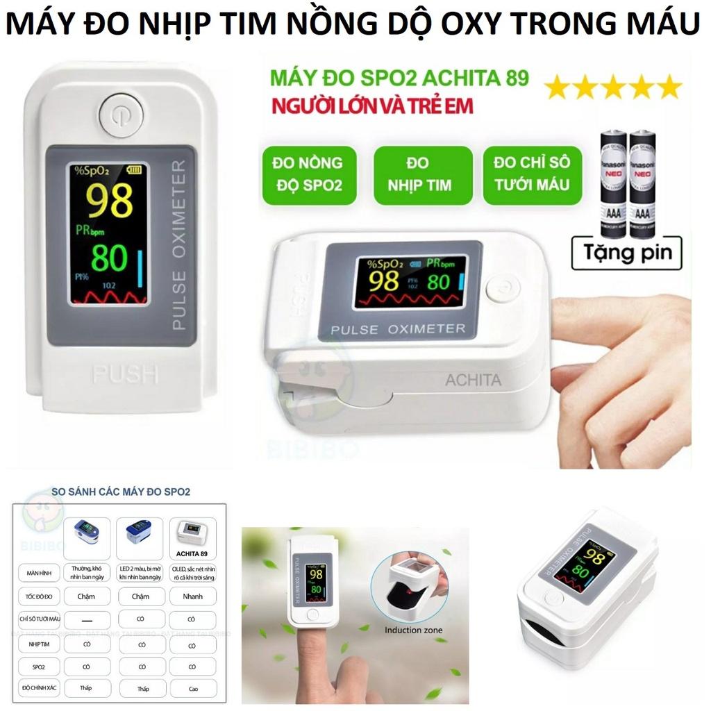 Máy Đo SPO2 Nồng Độ Oxy Trong Máu và Nhịp Tim , Độ Chuẩn Xác Cao Mẫu Mới Loại Tốt