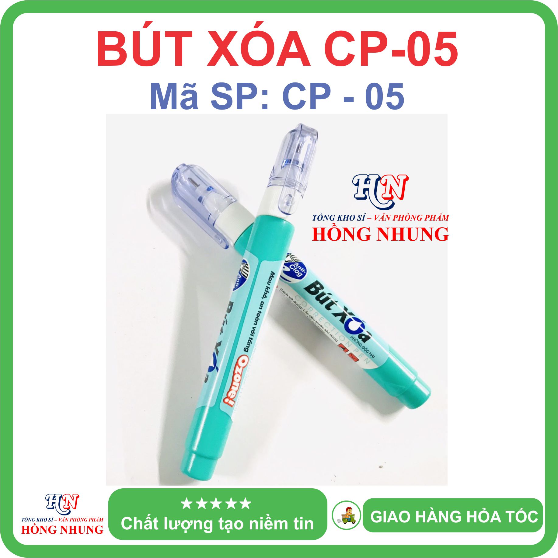 [SALE] Bút xóa nước CP-05, An Toàn, Không Độc Hại, Kiểu Dáng Nhỏ Gọn