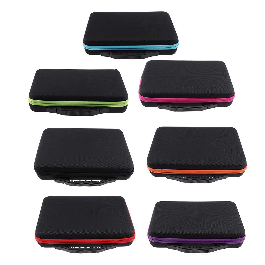 60 Grids 10ml Mini Empty Nail Powder Eye Shadow Grafts Bottles Storage Case