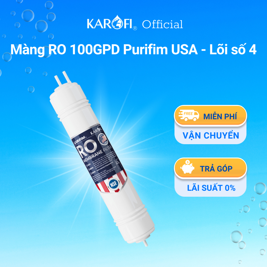 Màng RO 100GPD Purifim - USA (Mỹ) - Hàng chính hãng