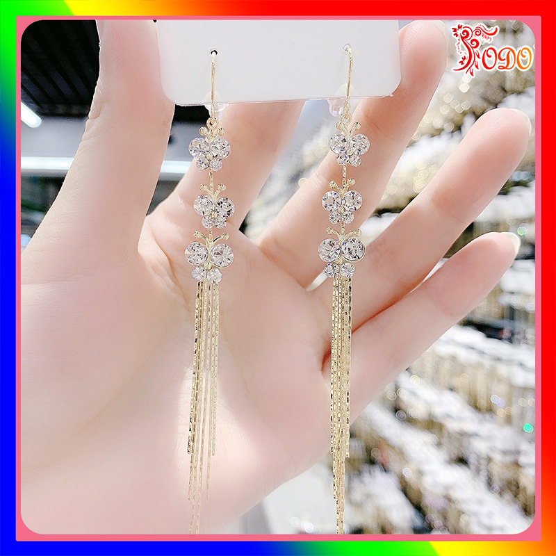 Bông tai nữ xinh xắn kiểu dáng sành điệu phong cách ngầu thích hợp đi chơi BSTKD - [Thời Trang ToDo]