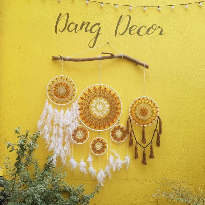 Set 3 dreamcatcher trang trí nhà size lớn trang trí nhà cửa phobg cách vintage
