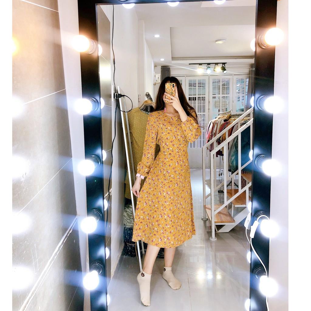 [] FLOWER A - ĐẦM HOA QUẢNG CHÂU CHỮ A TAY DÀI