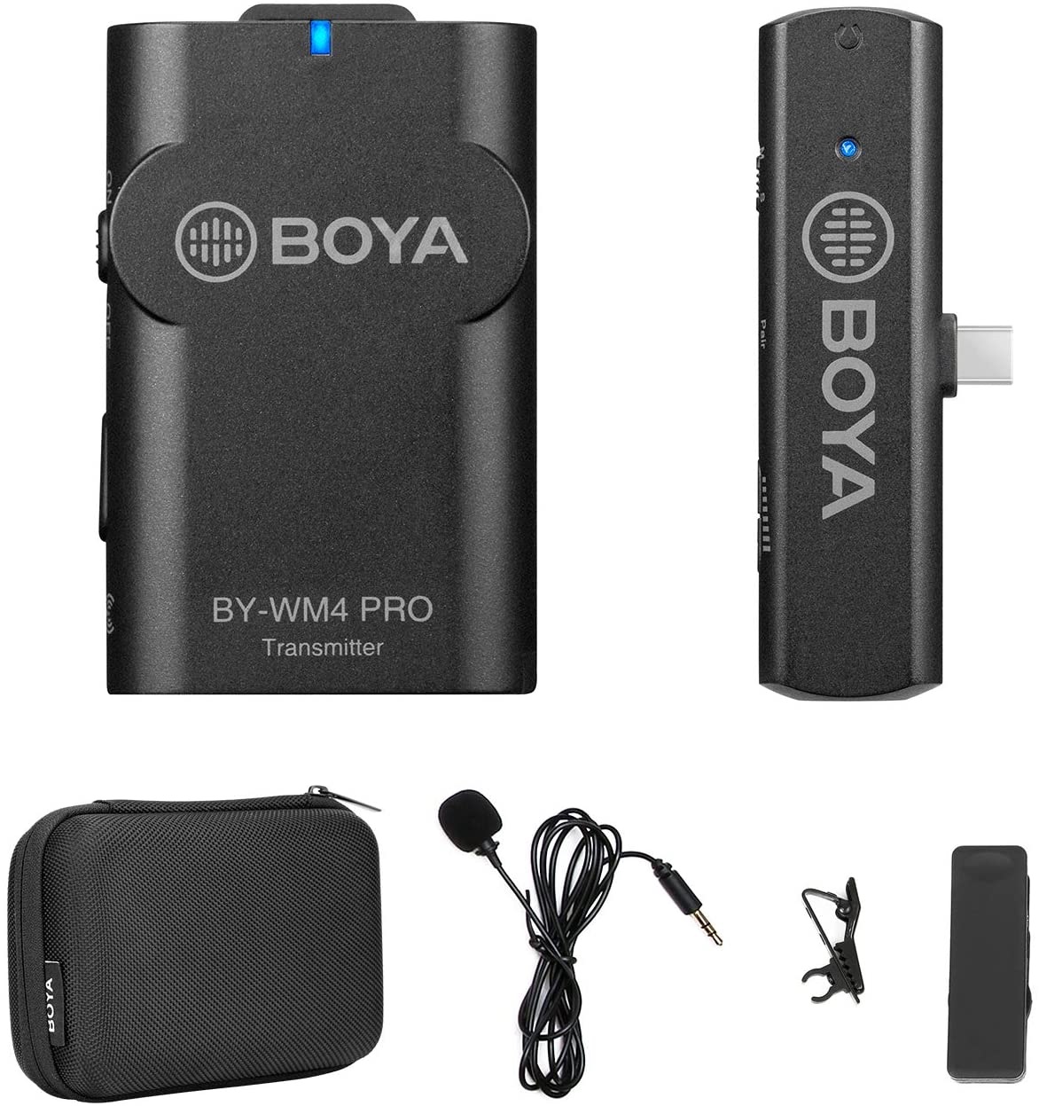 Micro thu âm không dây Boya BY-WM4 Pro K5, Cổng Type C, Hàng chính hãng