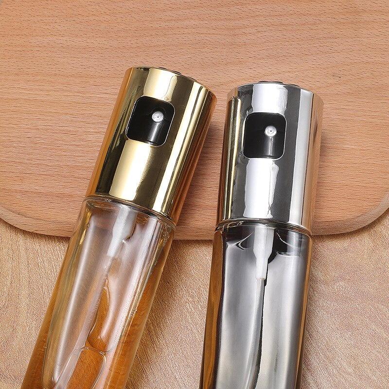 Kitchen Baking Oil Spray Empty Bottle Vinegar Bottle Oil Dispenser Cooking Tool Salad BBQ Cooking Glass Oil Sprayer Oil Bottle