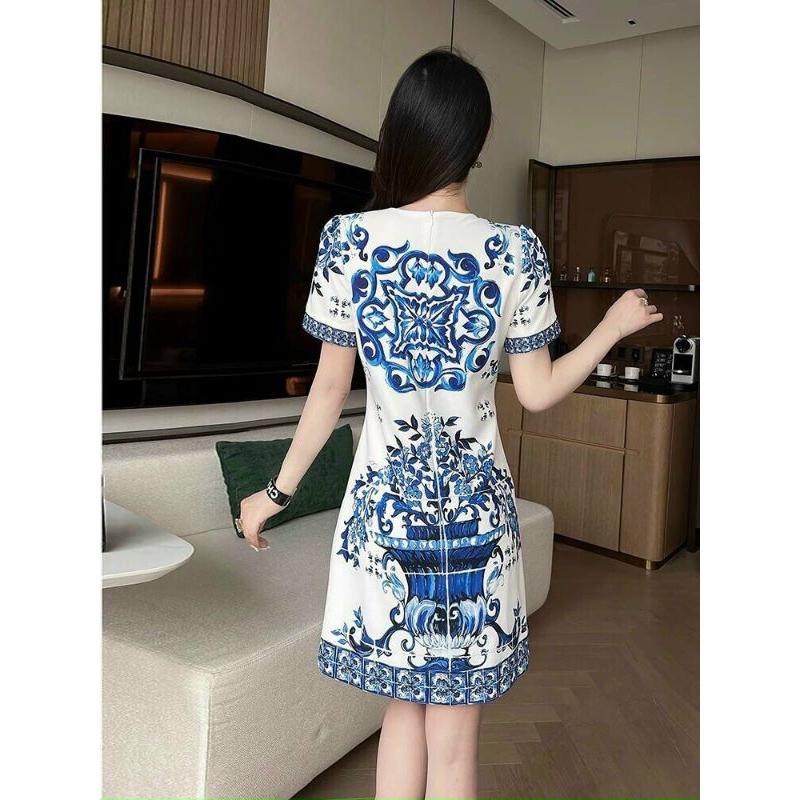 ĐẦM SUÔNG HỌA TIẾT THỔ CẨM