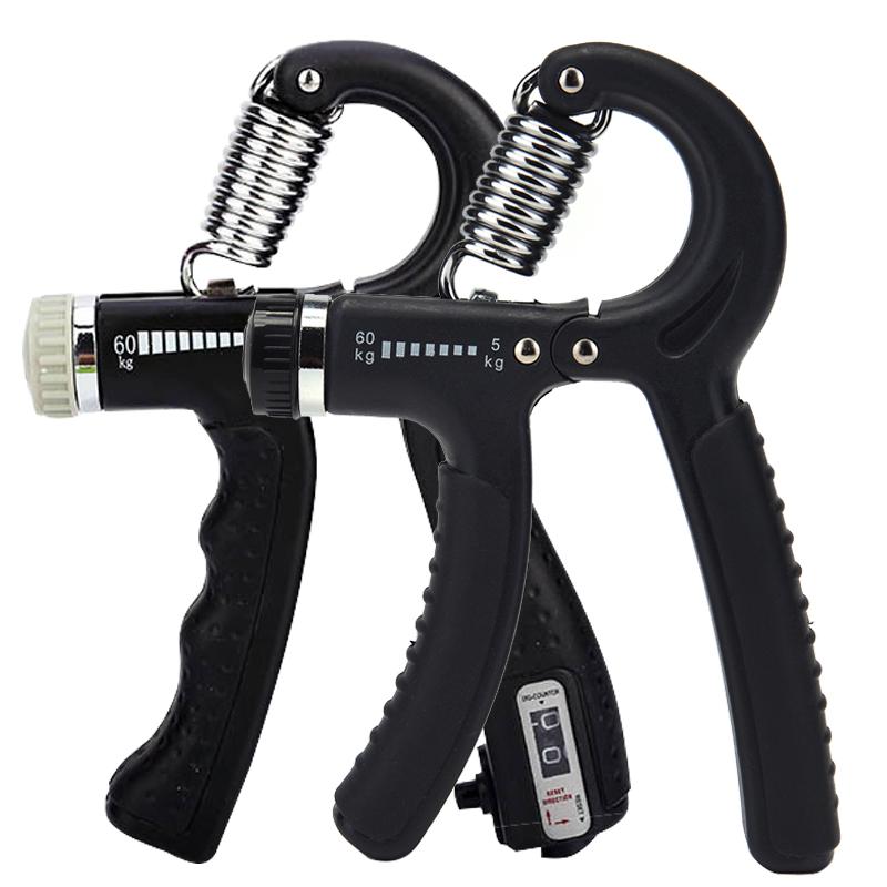 5-60kg điều chỉnh độ nặng có thể điều chỉnh tập thể dục tay tập thể dục tay cầm tay Tăng sức mạnh lò xo ngón tay vân vân cổ tay Color: B-Gray