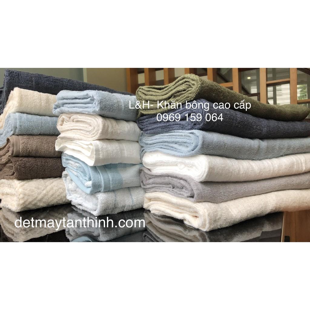 Khăn tắm cotton xuất nhật cao cấp, KT 60x120cm, nặng 250g