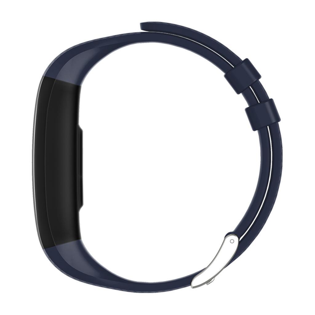 New T5 Smart Bracelet Wrist Band Temperature     Monitor Blue