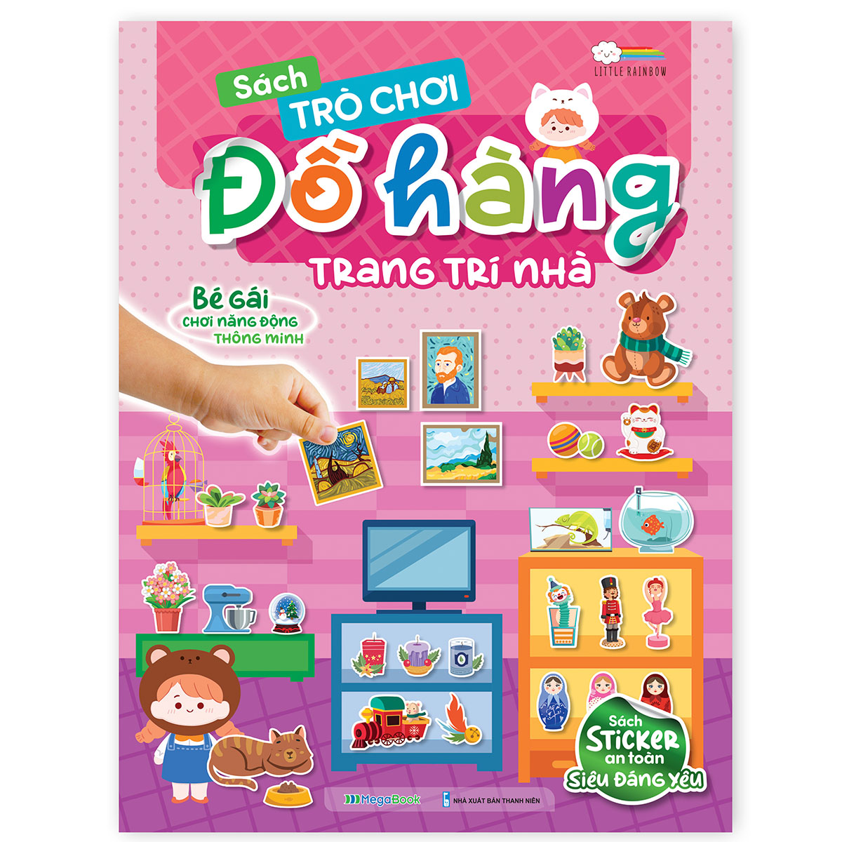 Sách Trò chơi Đồ hàng Trang Trí Nhà (Hơn 200 Stickers)