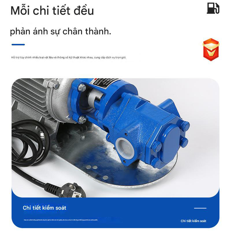 Máy Bơm Dầu Bánh Răng 380V – Công Suất Mạnh, Chuyên Dầu Nhớt &amp; Diesel